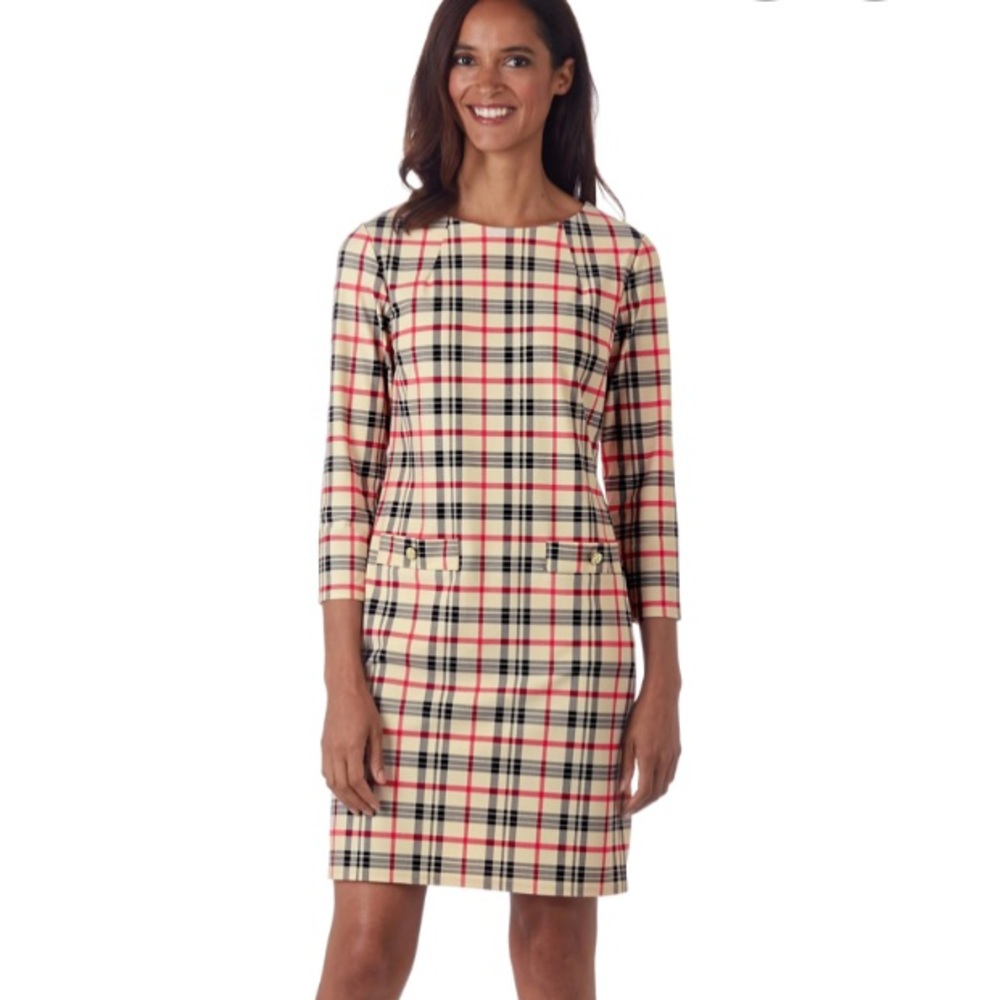 EUC Jude Connally Tartan Plaid Sabine Dress